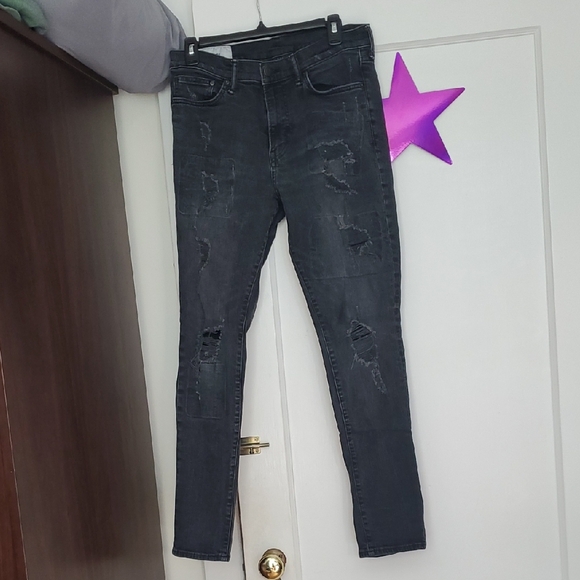 Black Ripped Jeans - Picture 1 of 4